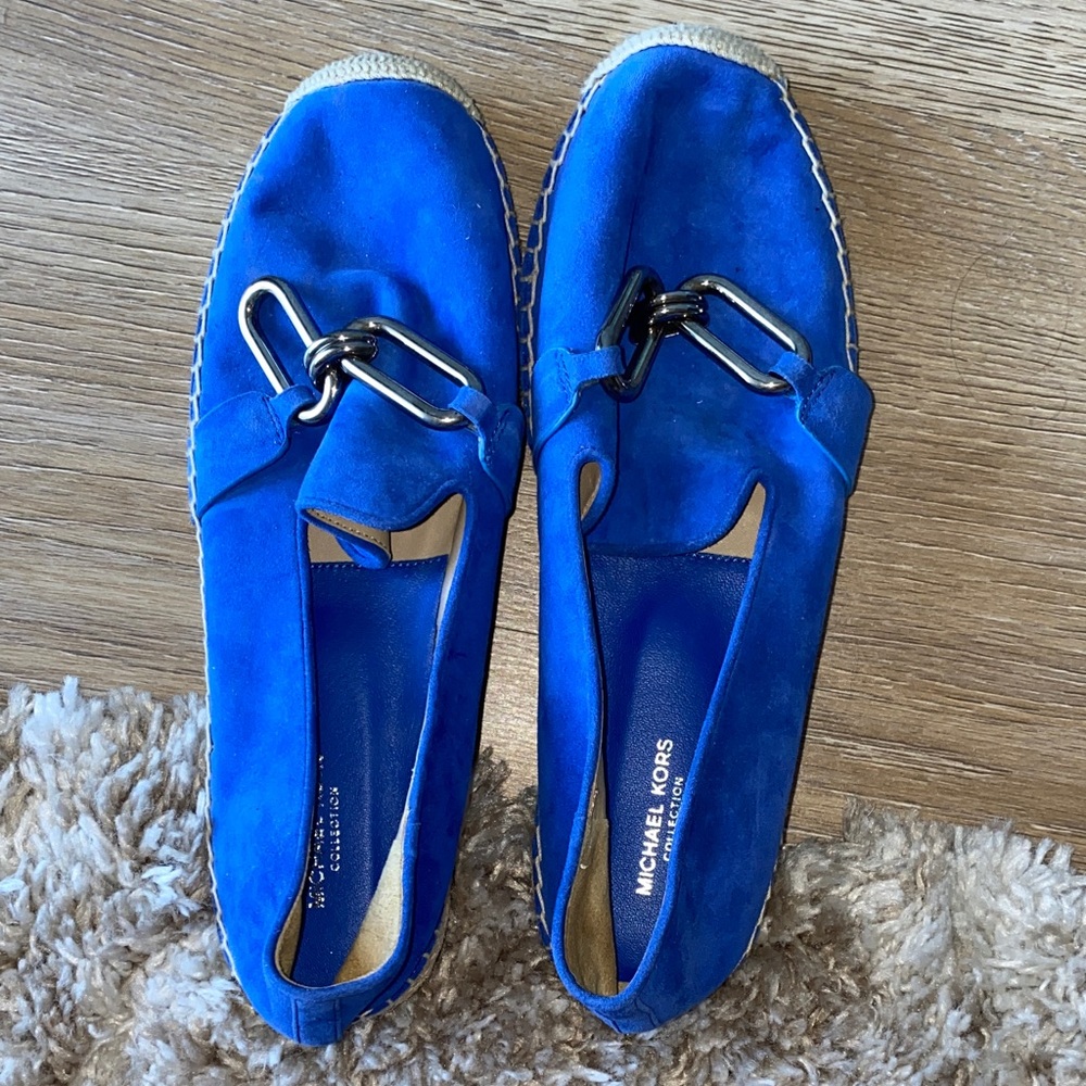 Michael Kors Collection Royal Blue Espadrilles (Perfect condition)